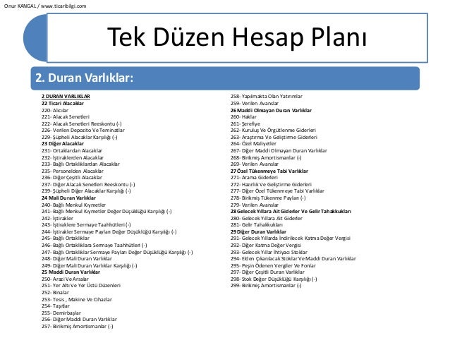 Duran varlıklar Duran varlıklar